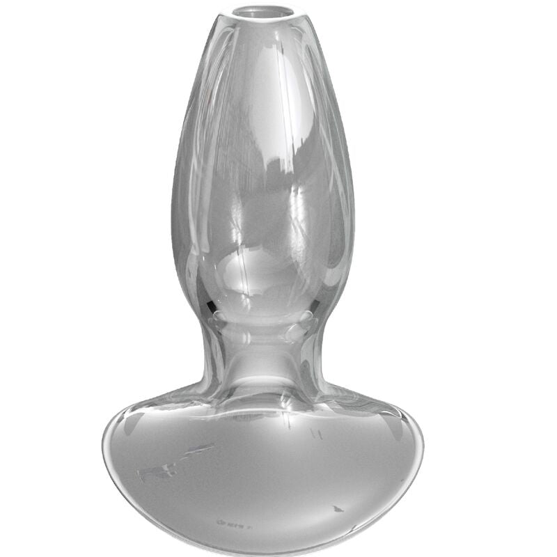 PLUG ANAL DE CRISTAL ERGONÓMICO PARA ESTIMULACIÓN ANAL