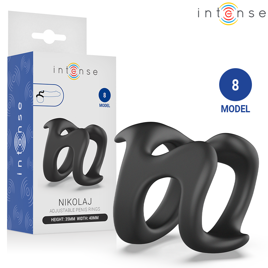INTENSE - NIKOLAJ ANILLO AJUSTABLE MODELO 8