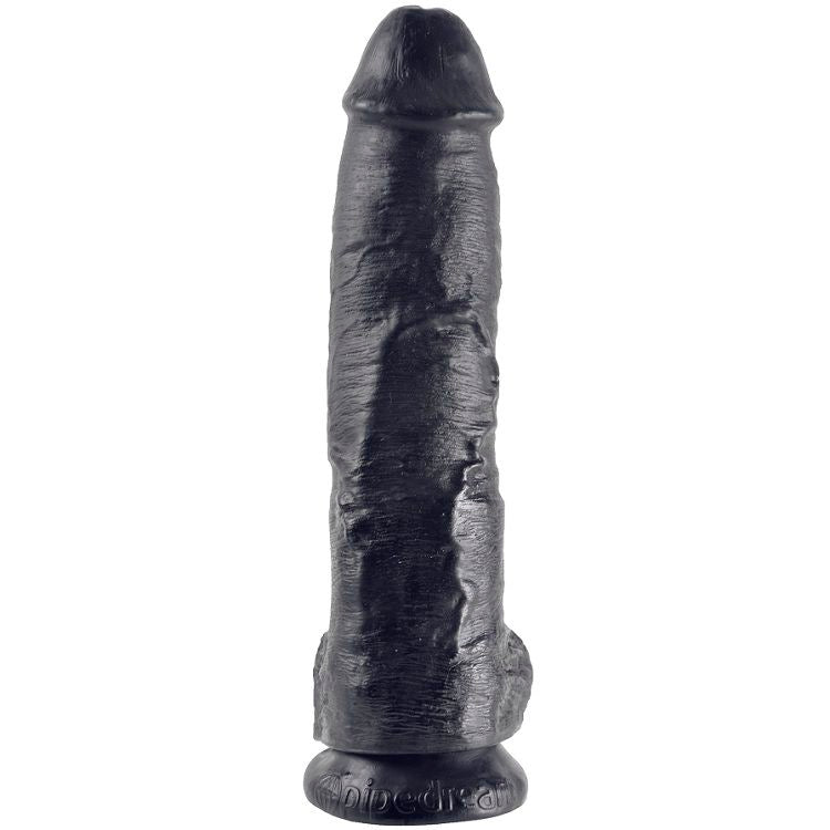 KING COCK - PENE REALISTICO NEGRO 25.4 CM