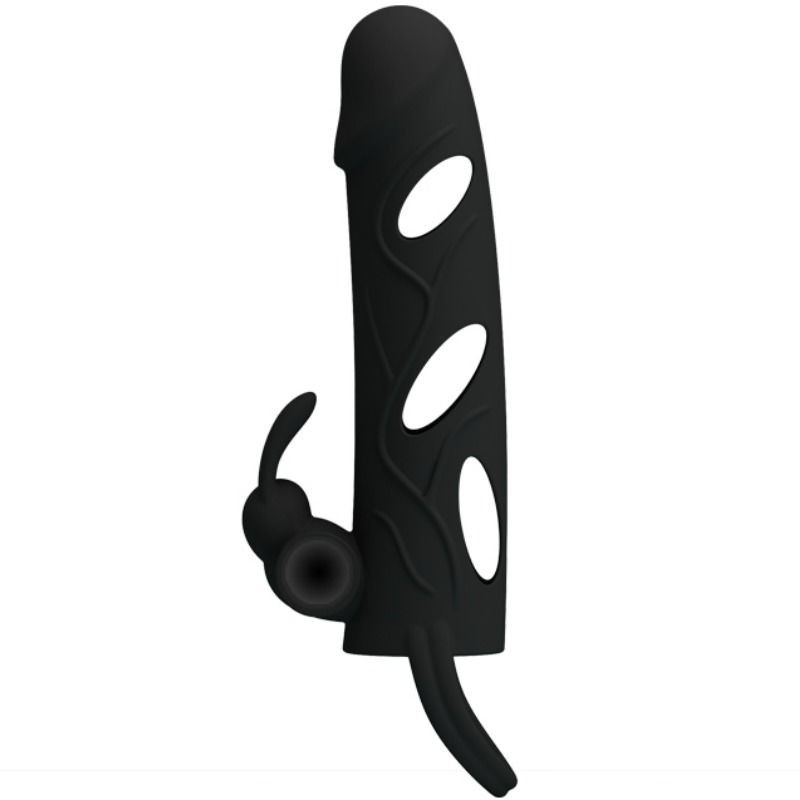 PRETTY LOVE - FUNDA SILICONA CON VIBRACIÓN 14 CM 1.0