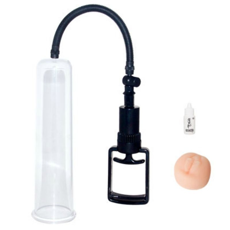 BAILE - BOMBA DE ERECCIÓN TIRADOR Y BOQUILLA VAGINA 25 CM