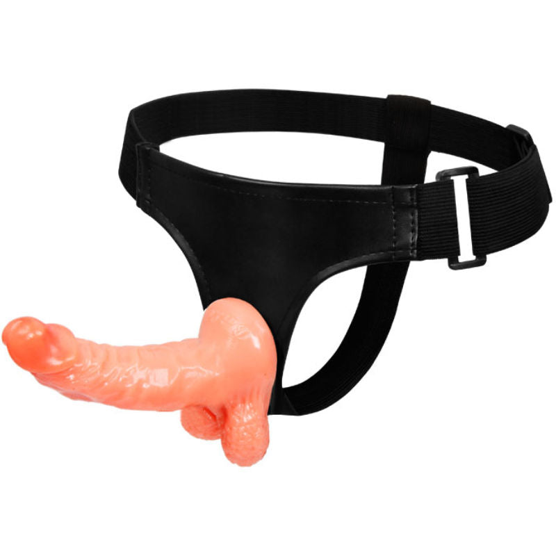 BAILE - ARNÉS CON PENE REALÍSTICO Y BRAGUITA AJUSTABLE ULTRA PASSIONATE 15.5 CM