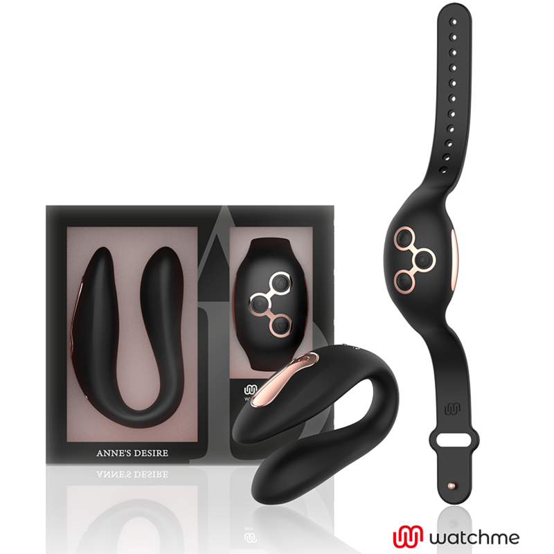 ANNES DESIRE - DUAL PLEASURE TECNOLOGÍA WATCHME NEGRO/GOLD